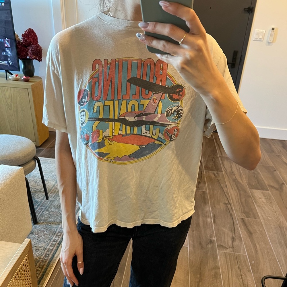 The Rolling Stones Vintage Graphic Tee - Cream